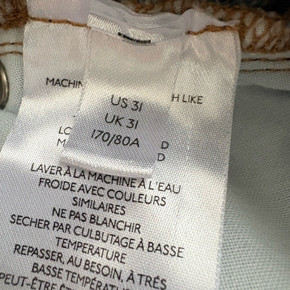 Pilcro The Joey High-Rise Distressed Wide-Leg Jeans, sz 31 - Picture 5 of 6